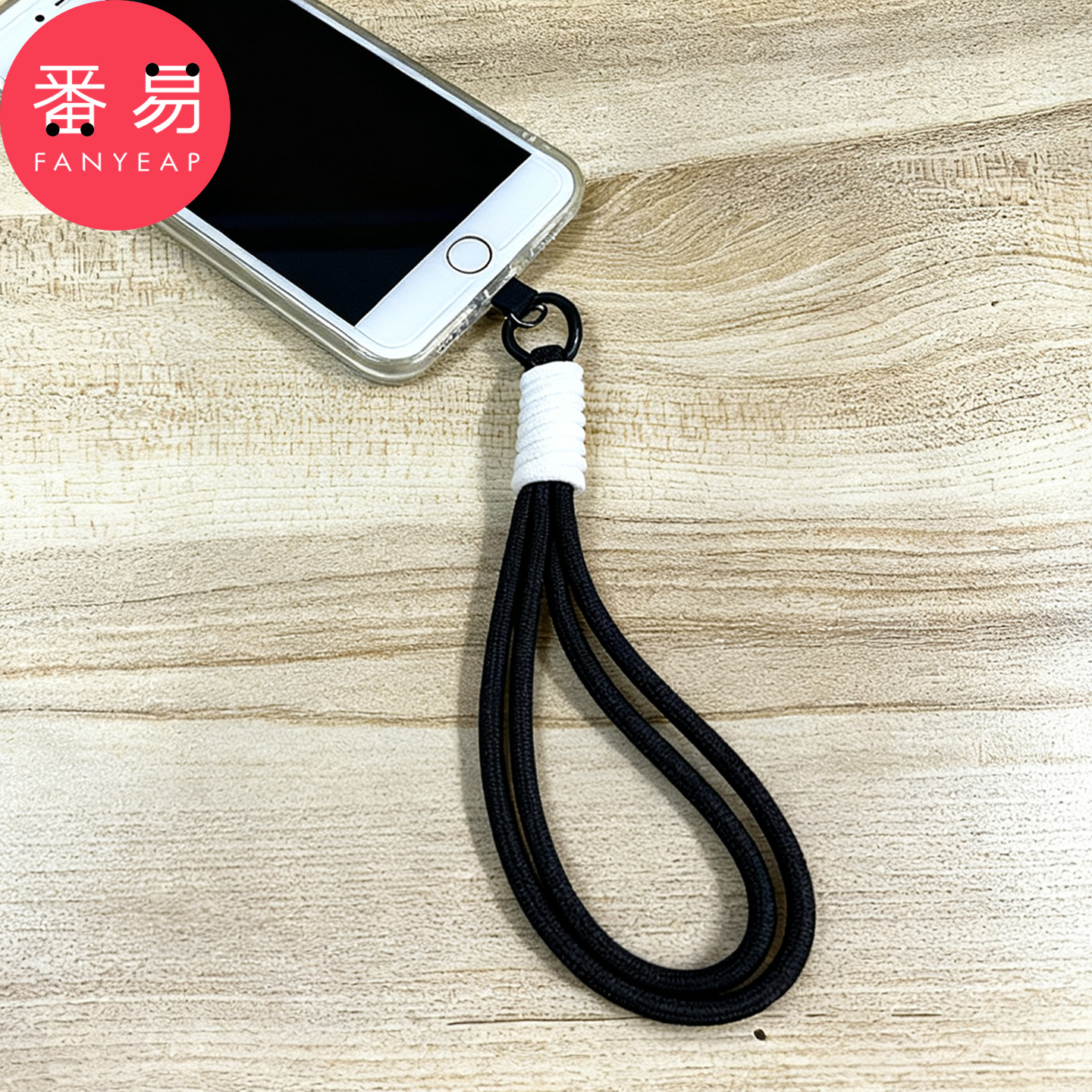 手机挂绳B1pn088-简约手腕带手机壳挂绳短款防摔防丢带垫片手提绳
