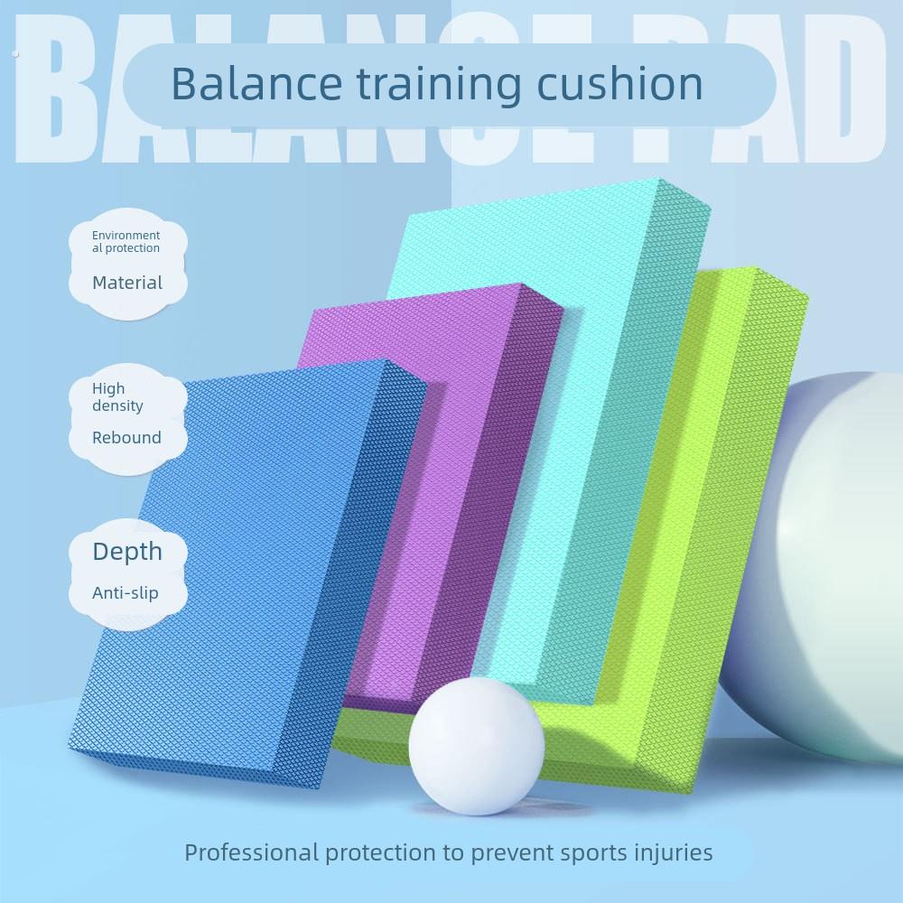 核心训练平衡垫瑜伽健身软踏平板支撑垫脚踝康覆加厚防滑哑铃卧推