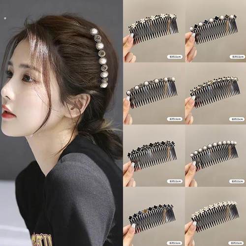新款发夹碎发ins珍珠发梳刘海夹刘海发卡后脑勺头发夹子头饰