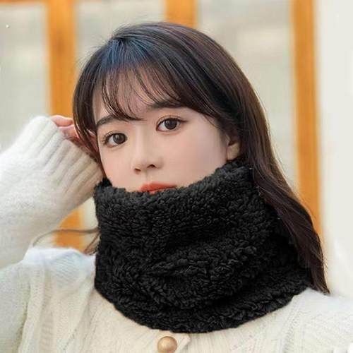 新款保暖围脖冬季男女护颈加绒脖套双层加厚面罩户外防风防寒面罩