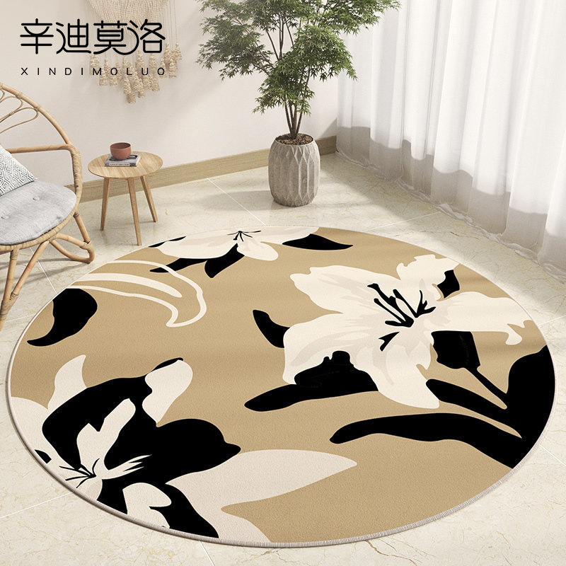 圆形地毯儿童房卧室阳台书房阅读区学习桌电脑椅子垫茶几转椅地垫,居家布艺,地毯,淘宝优惠券,粉丝福利购,淘宝优惠卷