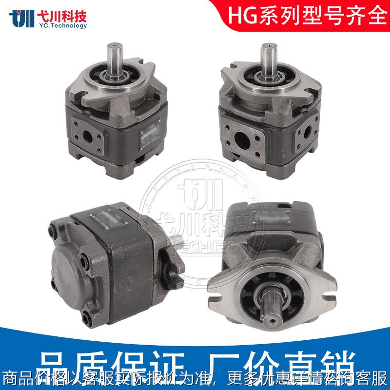 海特克款齿轮泵HG01/2-08/10/25/40/50/63驱动器伺服电机高液压油