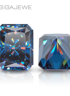 100%莫桑钻，手工切割