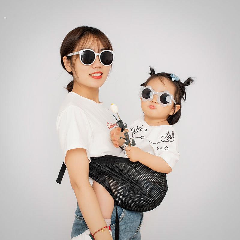 背带婴儿抱娃神器宝宝横前抱式前后两用腰凳夏季透气外出轻便简易