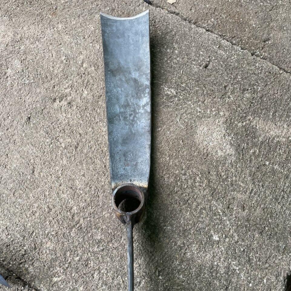 挖笋专用锄头大小号弹簧钢纯手工锻打笋锄家用农具挖树桩两用洋镐