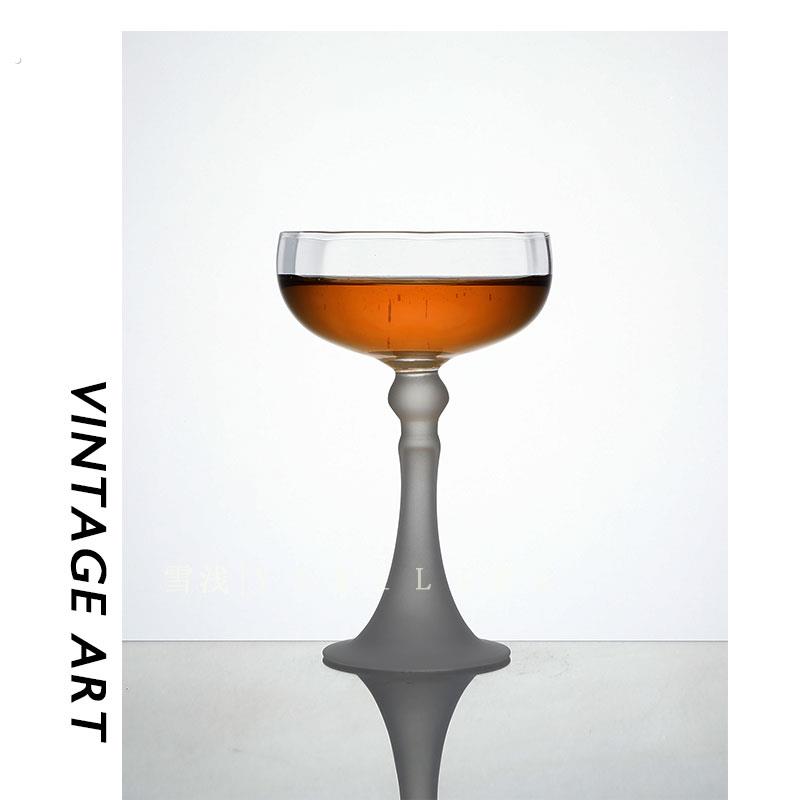 落星舞杯 夜长阶前无睡中古杯手作玻璃杯子酒杯鸡尾酒杯子香槟