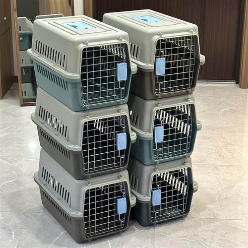 2025新款安全便携狗笼猫笼子宠物出行旅行托运箱子狗狗猫咪适用