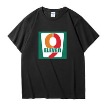 9 ELEVEN短袖 T恤短袖学生圆领9-11定制短袖T恤工服便利店工作服