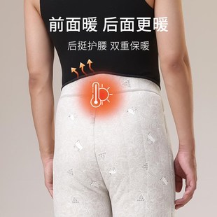 冬 高腰老人特厚打底裤 春织中老年羊毛棉裤 零下防寒加绒加厚保暖裤