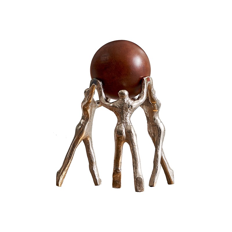 邸高家居 创意守护地球书档摆件 样板房间装饰品书房布置陈列书柜