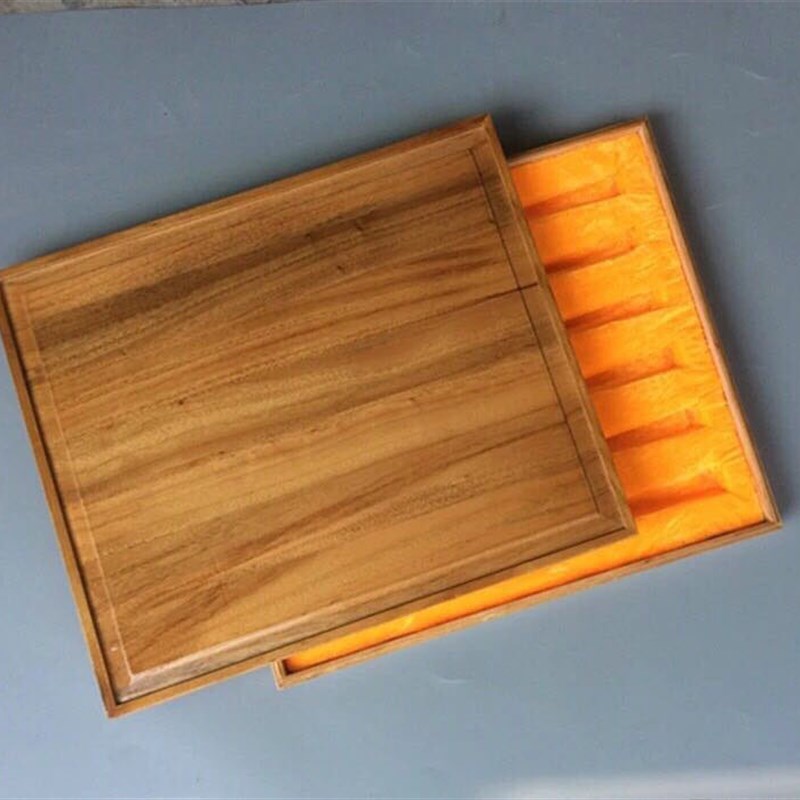 4 6 12把装 95/10寸香樟木礼品包装盒宣纸折扇收纳防虫蛀收藏扇盒