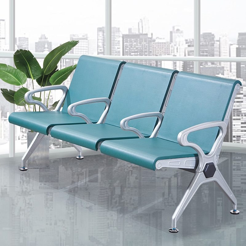 PU候诊椅聚氨酯排椅自结皮等候椅机场椅3人多人排椅等待椅连联椅