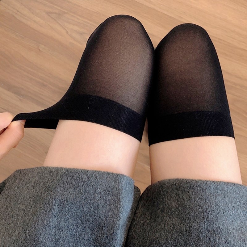 烟灰色过膝袜女春夏季薄款白丝长筒袜jk黑色大腿袜子奶白色高筒袜