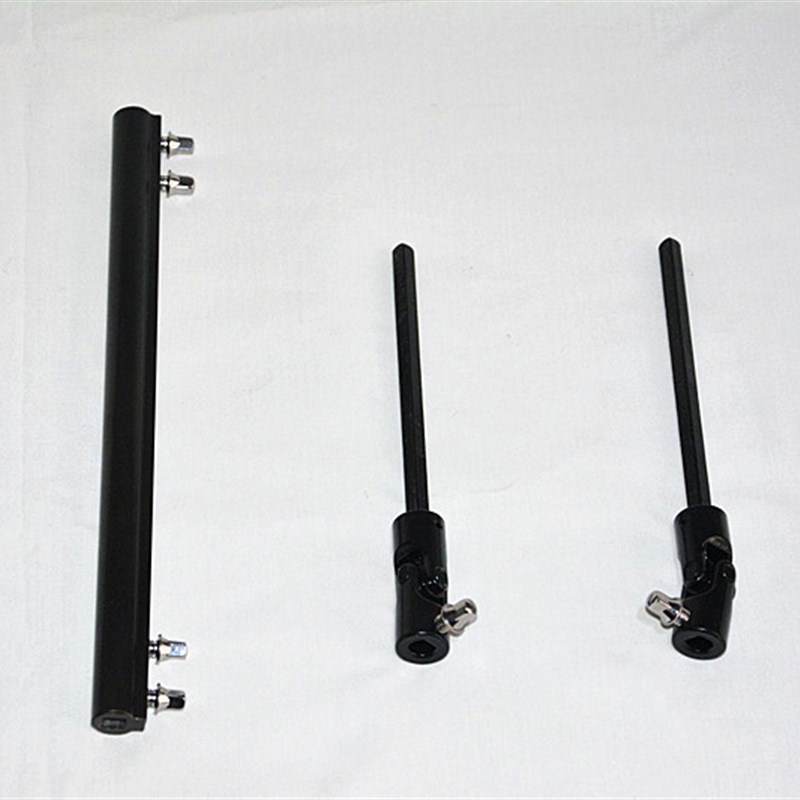 双踩连接杆 踩锤连接杆架子鼓踏板连接杆 双踩连接器 双头连动杆