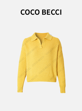 【反光板】COCOBECCI冬慵懒气质百搭保暖毛衫YT24YW300015