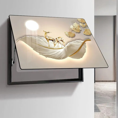 电表箱装饰画免打孔现代简约轻奢