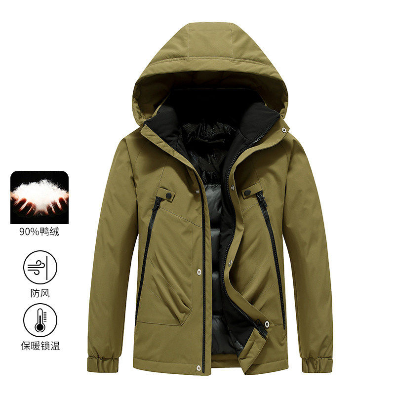 Artsdon/阿仕顿男女同款时尚百搭潮流简约保暖户外冲锋衣羽绒服