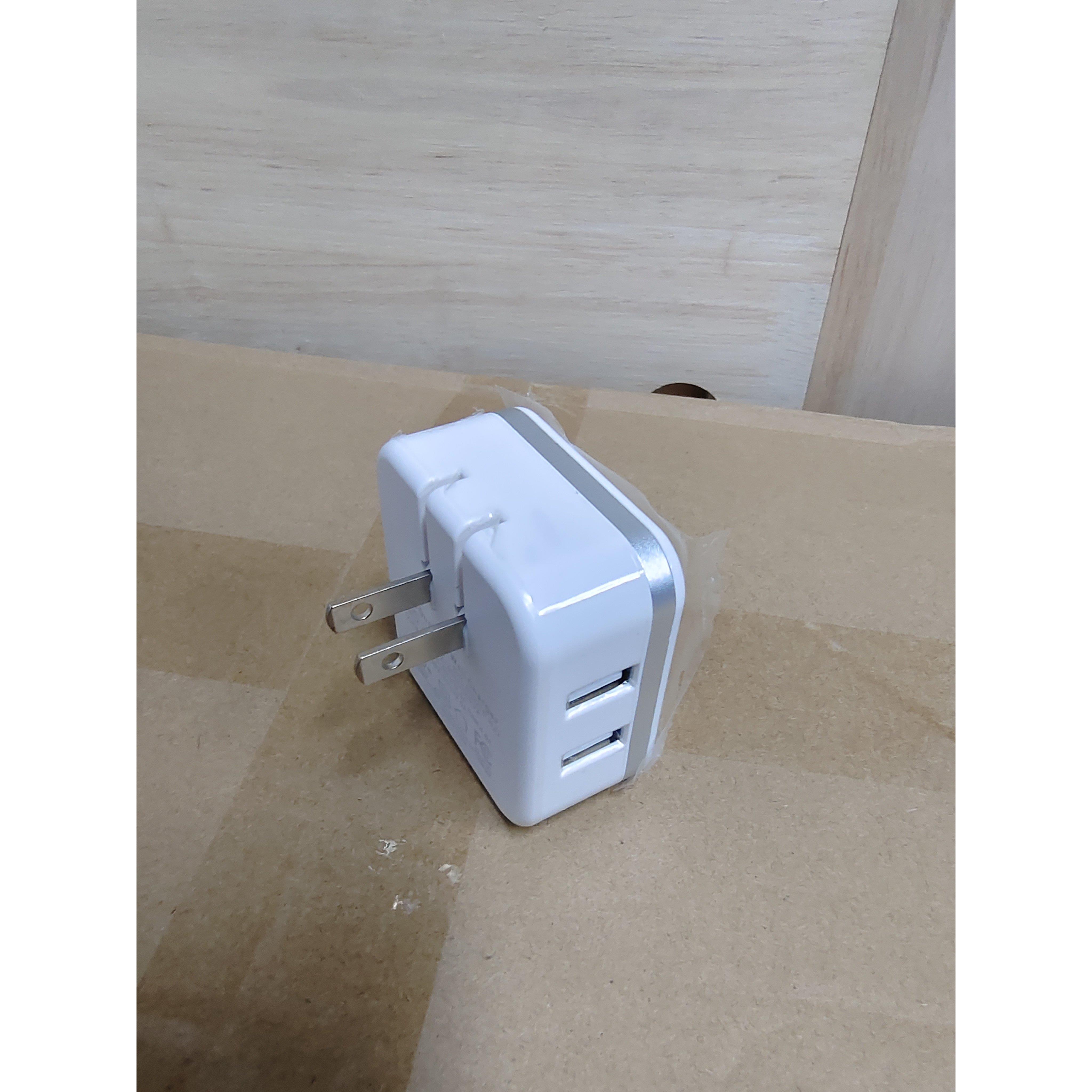 智能5v2A充电器头充电头适用双口单USB插头摄像头电源侧插充电器适用3137图片