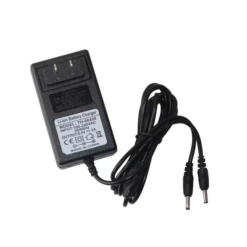 发热服电暖鞋垫7.4V锂电池电热腰带护膝配件8.4V充电器插头线8557 - 逸晨旭旗舰店出品