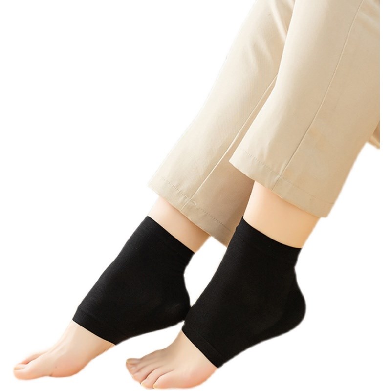 脚后跟干裂保护套防裂护足袜子z脚跟保湿硅胶护脚套脚膜足跟防裂