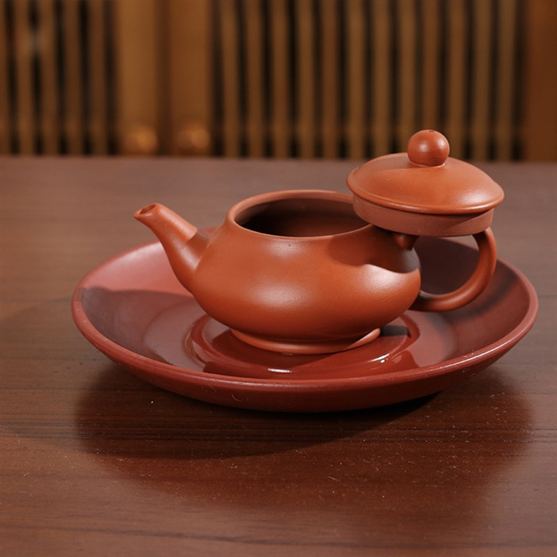 潮州手拉壶迷你单k杯两杯功夫工夫小茶壶小号明炉朱泥出水好密封