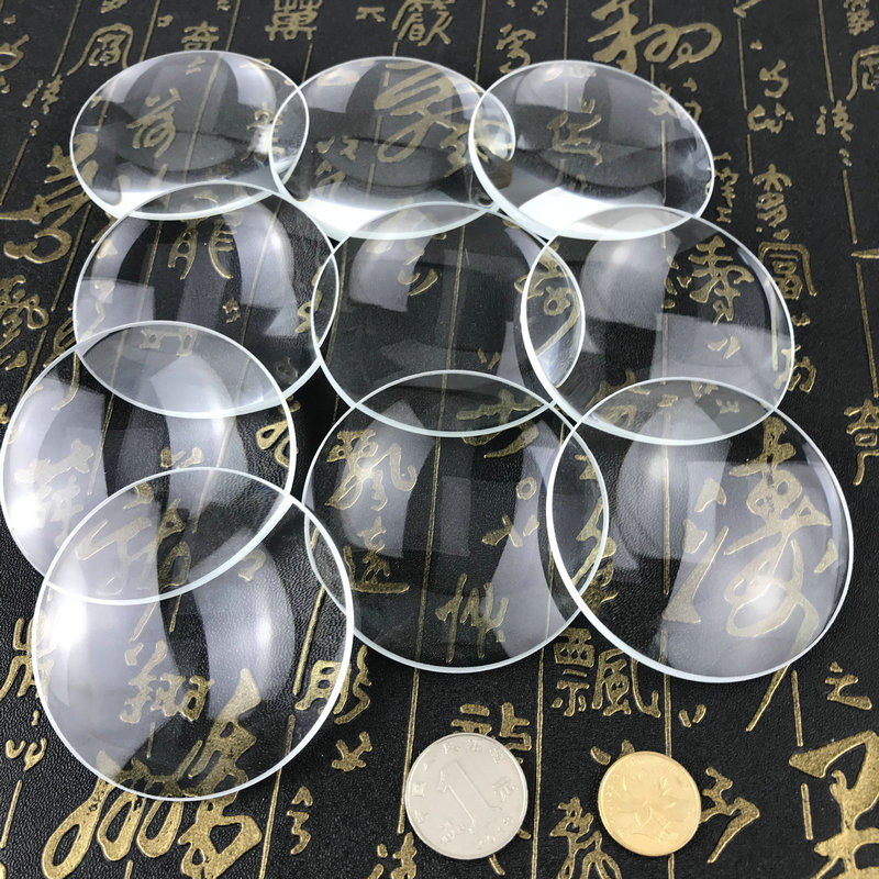 超大镜面放大f镜片200毫米直径20厘米公分6倍玻璃凸透镜单凸扩大