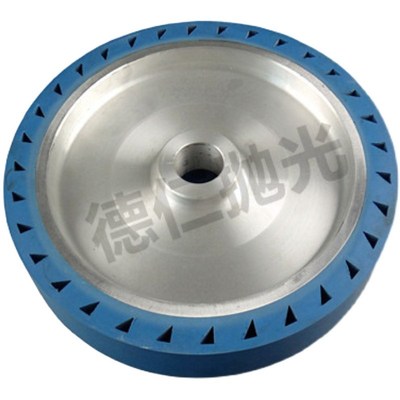 离心橡胶轮抛光砂带轮套砂带套轮 抛光轮 200M*40*32mm铝芯胶轮
