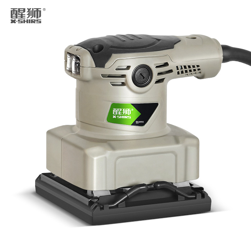 醒狮砂纸打磨家具木材油漆平板砂光机F木工抛光墙面腻子电动磨光