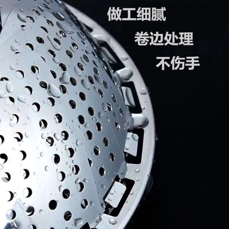 加厚不锈钢莲花折叠蒸盘厨房蒸y笼伸缩隔水蒸格家用蔬菜水果沥水