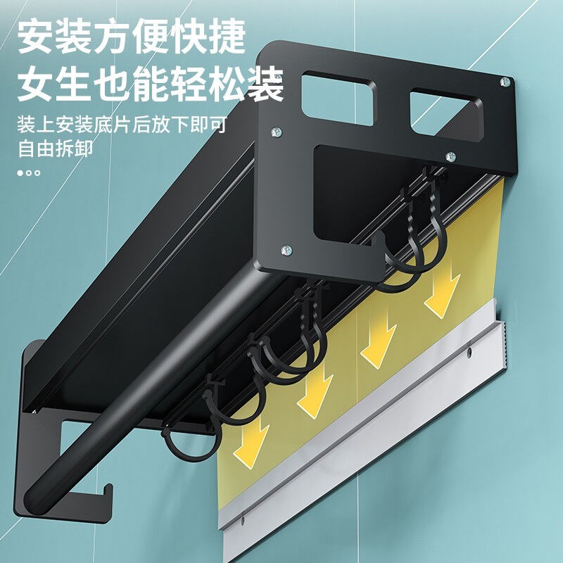 家佰利厨房置物架壁挂免打孔调料架调味K品收纳架筷子筒锅盖刀架