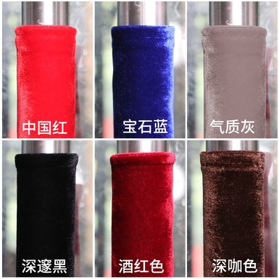 定制玻璃门把手护套防静电手柄套门市单元门扶手R冬绒布防撞保护