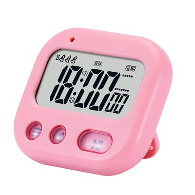 震动闹钟学生用可振动宿舍专用电子起床神M器静音夜光多功能计时