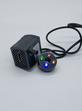 假山喷泉5w水泵涌泉礼花蘑菇喷头园艺水K景水族鱼缸观景小喷泉配