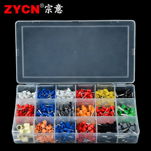 接线套装 宗意管型预绝缘端子 铜鼻子冷压管状欧式 E系列针形 oTE