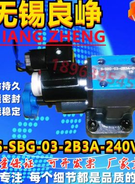 无锡良峥  S-SBG-03-2B3A-240V 电磁阀溢流阀 WU XI LIANG ZHENG
