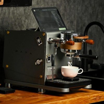 温豆季DATA商用半自动咖啡机意式变压齿轮电磁泵双锅炉可连接APP