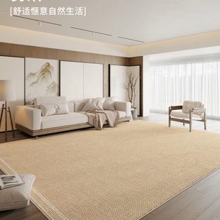 地垫大面铺积卧室风房间免洗地毯客厅冬天奶油免打理 全2023厚新款