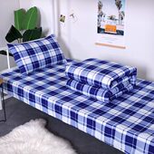 性宿舍床上用品55棉活染梳印 精斜纹床上三件套学校28TP