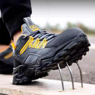 大码劳保鞋男士夏季防砸防刺穿工作鞋轻便4648安全鞋登山钢头鞋男