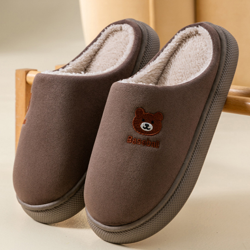 棉拖鞋男2025新款冬季居家保暖室内毛绒拖鞋家用防滑加厚棉拖鞋女