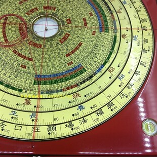 日星堂寸特色综合层指南针罗盘四层旋转罗经盘三合特色