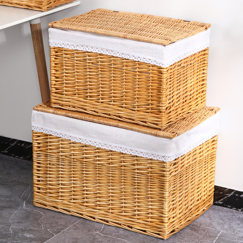 藤编收纳箱家用衣柜整理储物盒子格子抽屉衣物收纳筐编织篮可定做,收纳整理,收纳箱,淘宝优惠券,粉丝福利购,淘宝优惠卷