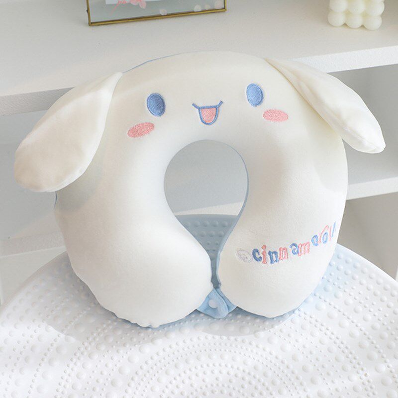 玉桂狗库洛米u型枕记忆棉护颈枕学生旅行便携脖子靠枕颈椎枕u形枕