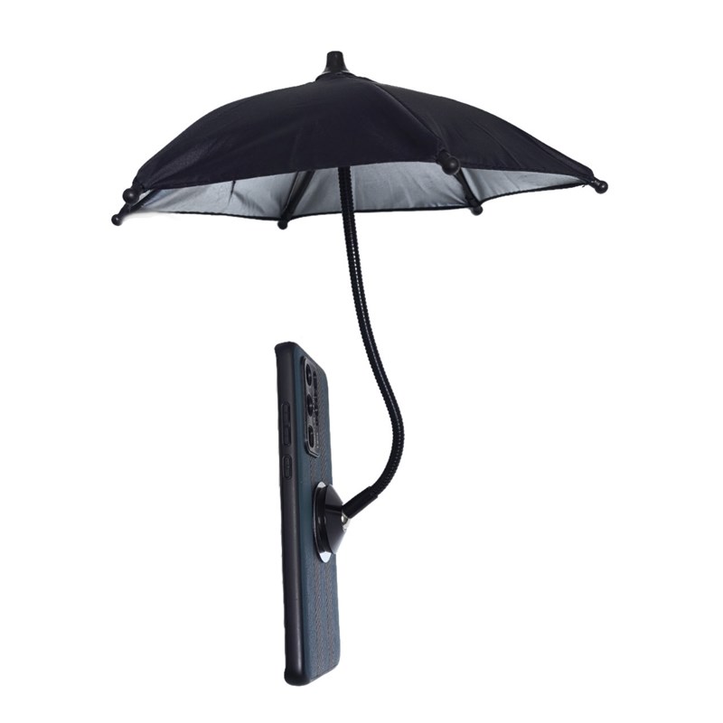 磁吸遮阳伞 晒迷你小雨伞 万向旋金属软柄软杆特小伞