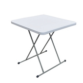 折叠餐桌方桌简易升降桌现代经济型饭桌塑料桌正方形四方桌可调节