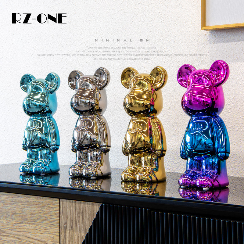 暴力熊现代客厅电视柜酒柜公仔网红儿童房家居装饰品,家居饰品,装饰摆件,淘宝优惠券,粉丝福利购,淘宝优惠卷