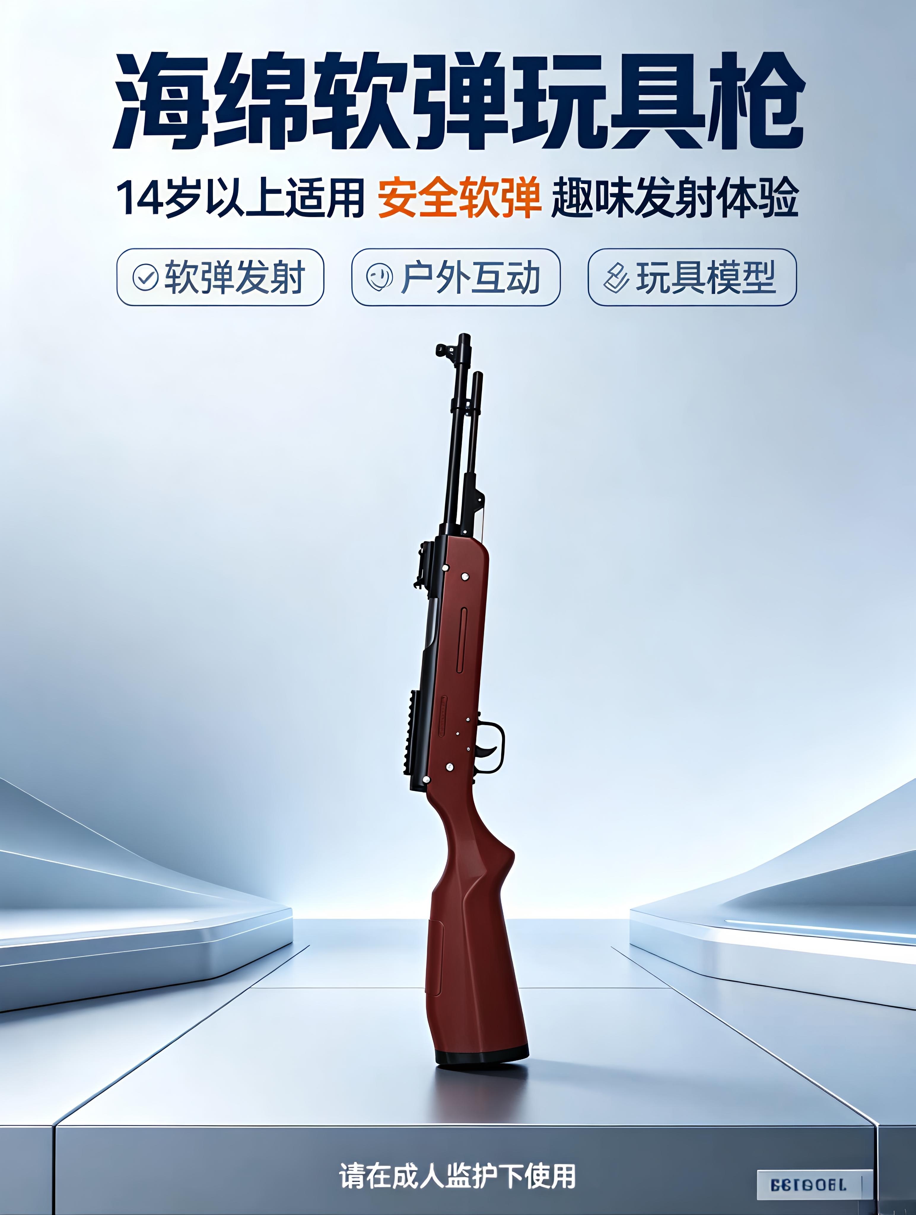 B3手动海绵软弹枪成人解压玩具