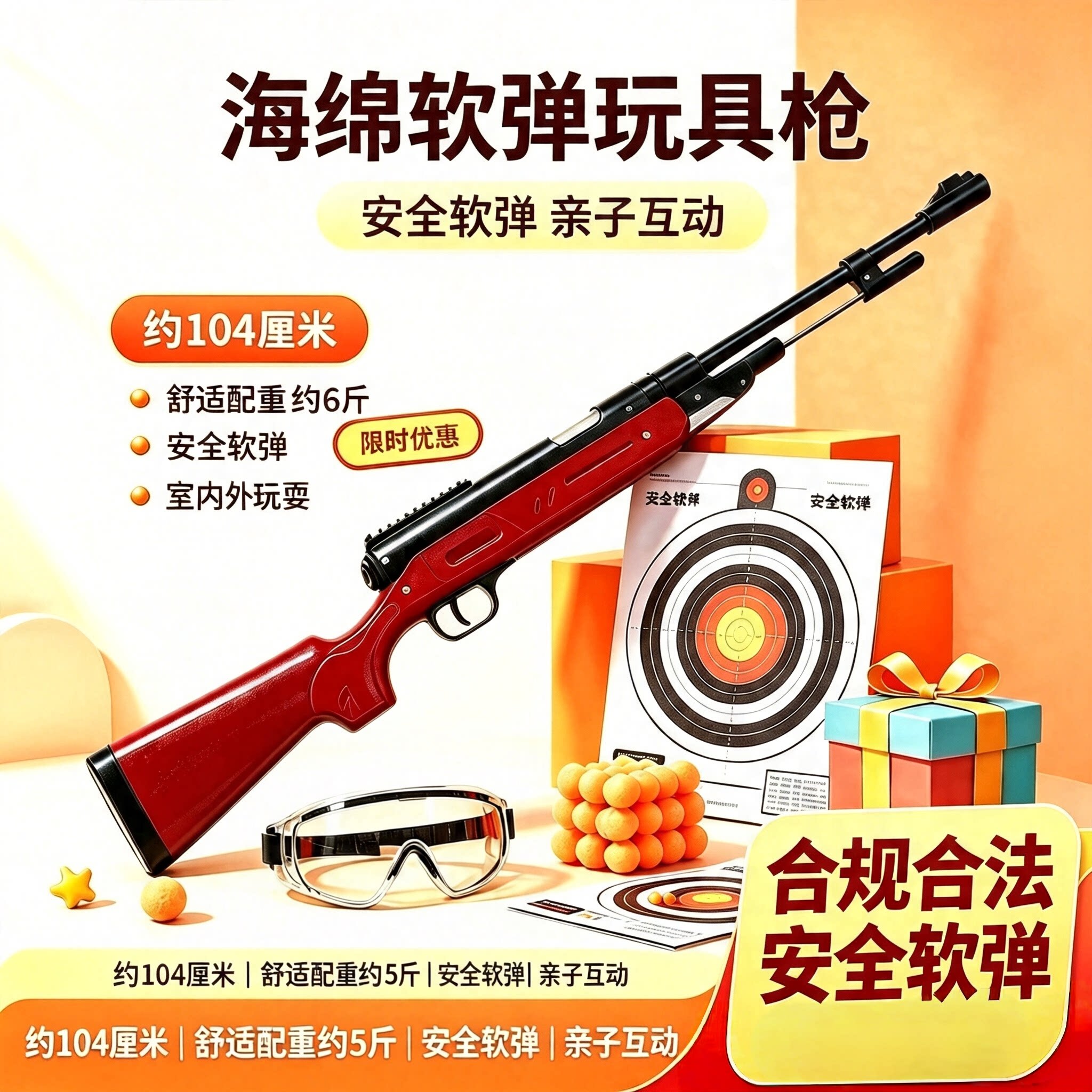 新优化K3软弹玩具枪成人解压手拉海绵发射器儿童安全模型14岁以上