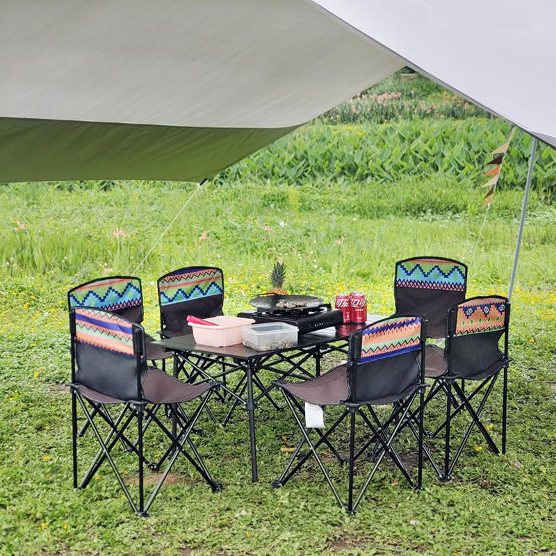 户外折叠桌椅套装便携式超轻桌椅装备用品野营野餐桌子蛋卷桌露营