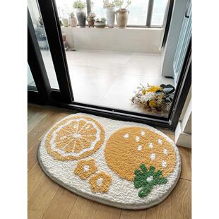 水果地板垫浴室吸水脚垫家庭浴室厕所门防滑垫浴室地毯厕所